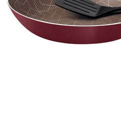 Frigideira 28 Cm 2,0 L Alumínio 2,3 Mm Starflon Max Vermelha Com Espátula Tramontina Paris