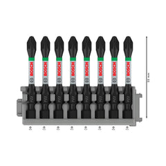 Jogo Bits Bosch Pro Pozidriv Impact 55mm 8 Unidades