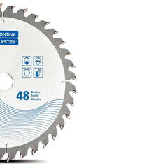 Disco de Corte 7.1/4'' 48 Dentes Tramontina Master para Serra Circular com Anel 20-16mm