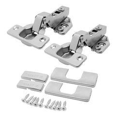 Dobradiça Clip On Soft Close 3D Alta Tradestar