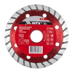 Disco de Corte Turbo Diamantado 110x20mm Cortes Precisos MTX