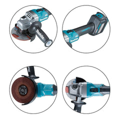 Esmerilhadeira Angular 115 mm Motor BL Sem Bateria Sem Carregador GA025GZ Makita