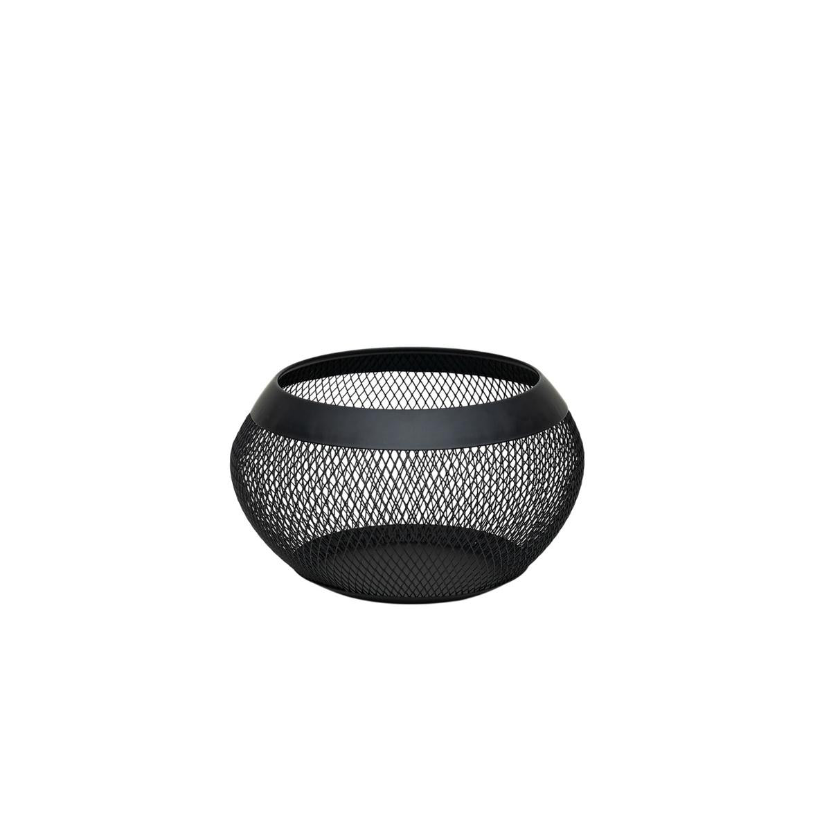 Cesto Multiúso Aramado Tramontina Luce 234x234 Mm Em Aço Carbono Para Frutas E Cozinha