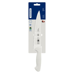 Faca Utility Tramontina Premium 8 Polegadas Lâmina Aço Inox Cabo Polipropileno Branco Profissional