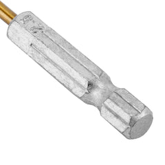 Broca Aço Rápido 2,5 Mm Nitreto De Titânio Haste Sextavada Mtx Profissional