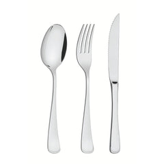 Faqueiro Tramontina Mônaco 48 Peças Aço Inox Com Facas Para Churrasco Forjadas 6mm Alto Brilho