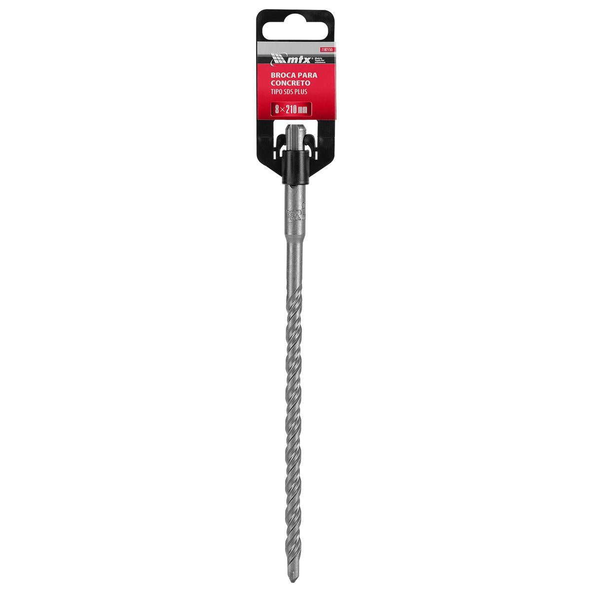 Broca Para Concreto Sds Plus 12x210mm Liga Carboneto Tungstênio Vk8 MTX