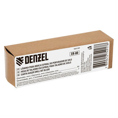 Lâmina para Broca Espiral Perfurador Solo 80mm Aço 34CR4 Conjunto 2 Peças Denzel ER-80
