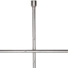 Chave De Roda Tipo Cruz Tramontina Master 17x19x21mm Com Espátula Aço Especial Cromado