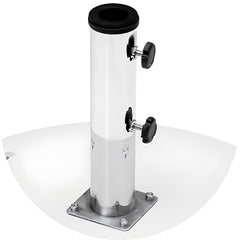 Base p/ ombrellone redonda 50kg com rodas Branca Bel