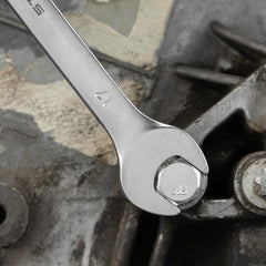 Chave Combinada Cromo Vanádio 17mm Stels 1461255 Alta Resistência e Durabilidade