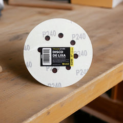 Disco Lixa 125 mm G240 Alvenaria com Fixadores Tradestar