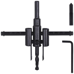 Furador Circular Ajustável 30 - 120 mm Bailarina Tradestar