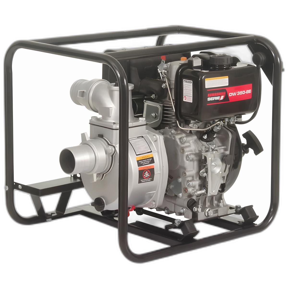 Motobomba Diesel 3''X3'' 7Hp Dw350Be Partida Elétrica Kawashima