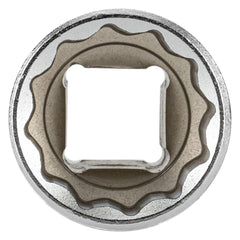 Soquete Estriado Stels 22mm 1/2'' Aço CrV com Encaixe Preciso