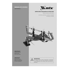Serra Meia Esquadria Manual de Precisão 550mm 45-135° Liga Alumínio MTX 227409