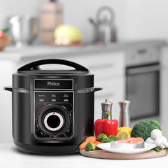 Panela de Pressão Elétrica PPP02PI Philco 5L Com 7 Funções e Acessórios 127V