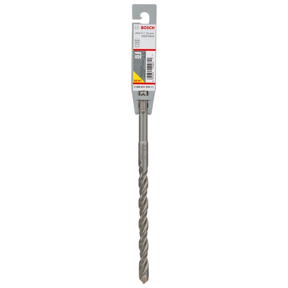 Broca Bosch Sds Plus-3 Para Concreto Ø12 X 150 X 210 mm