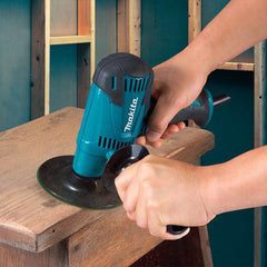 Lixadeira Vertical Industrial 440W Com Disco de Plástico Lixa Punho Chave GV5010 110V Makita