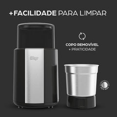 Moedor de Café WAP AROMA WMC200 Duas Lâminas em Inox 220V