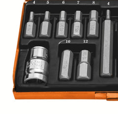 Ponteiras Hexagonais Tramontina PRO 15 Peças 1/2''