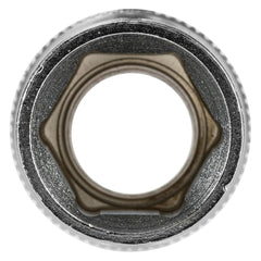 Soquete Sextavado 14 Mm Encaixe 1/2 Polegada Aço Cromo Vanádio Com Clip Stels