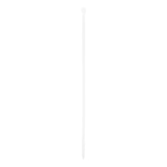 Abraçadeira De Plástico Branco 100 Peças 300X3,6Mm Fixação Segura Nylon Sparta Organização