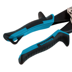 Tesoura Para Chapa Bico Longo 290mm Aço Cromo Molibdênio 1.2mm 0.7mm Corte Reto