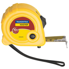 Trena Master 10m 3 Rebites Aço Temperado Corpo ABS Freio Duplo Tramontina