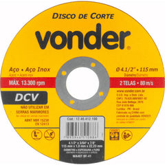 Jogo c/ Furadeira 1/2" + Esmerilhadeira 4.1/2" 220V Vonder