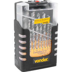 Jogo Broca Din 338 Hss 113mm 25 peças  - Vonder