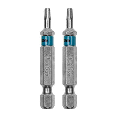 Kit 2 Bits Torx T10 50 mm Aço Cromo Molibdênio S2 58 HRC Magnético Gross