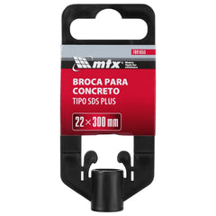 Broca Concreto 22x300mm SDS Plus 1PC MTX Liga Carboneto