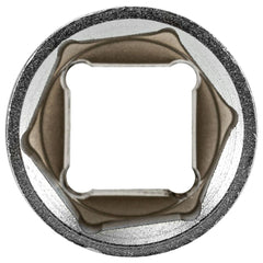 Soquete Sextavado 1/2'' 19mm CrV com Clips Plástico Automóvel Stels 1381955