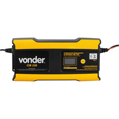 Carregador Inteligente Bateria 30-200Ah 6/12V 127V Vonder CIB220 Carregamento Seguro e Completo