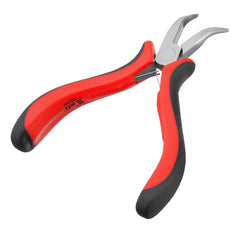 Mini Alicate Bico Meia Cana Curvo Niquelado 5'' 130mm Cabo Dupla Injeção MTX Auto-Liberação