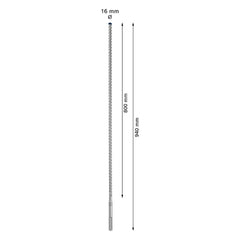 Broca Para Concreto Bosch Expert Sds Max-8X Ø16X800X940mm