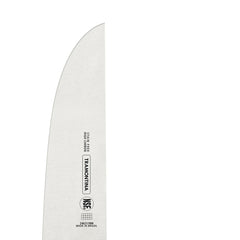 Faca De Açougueiro Profissional Master 8 Polegadas Aço Inox Cabo Branco Tramontina