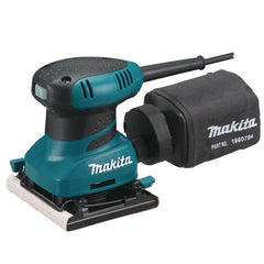 Lixadeira Orbital 200W Industrial Profissional com 3 Folhas de Lixa Saco Coletor BO4556 220V Makita