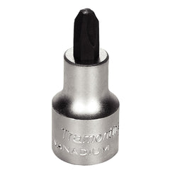 Soquete NR4 Ponta Cruzada 1/2'' Aço Cromo Vanádio Encaixe 1/2'' Cromo Tramontina PRO