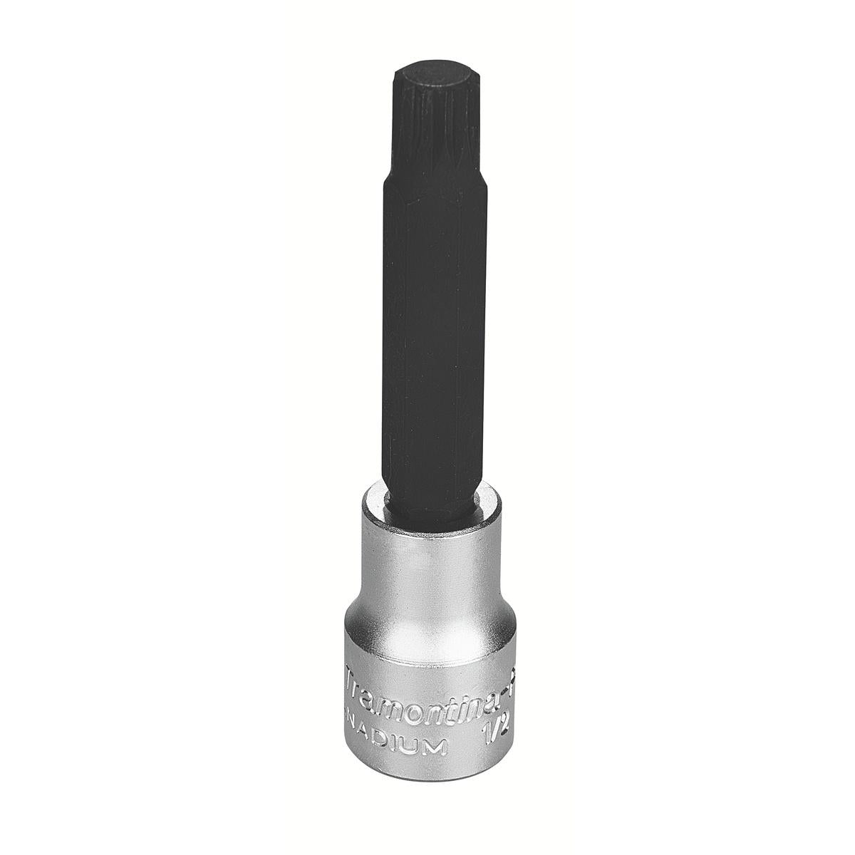 Soquete 1/2'' Multidentado 12mm Aço Cromo Vanádio Tramontina PRO Ponta S2