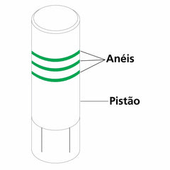 Alicate Para Anéis De Pistão Tramontina PRO 70-110mm Aço Carbono Cromado