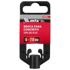 Broca Para Concreto Sds Plus 10 X 210mm Profissional Carboneto De Tungstênio Mtx 7065055