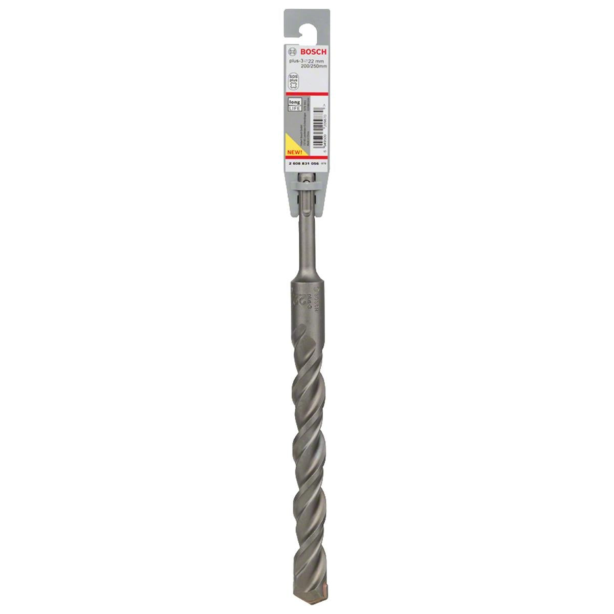 Broca Bosch Sds Plus-3 Para Concreto Ø22 X 200 X 250 mm