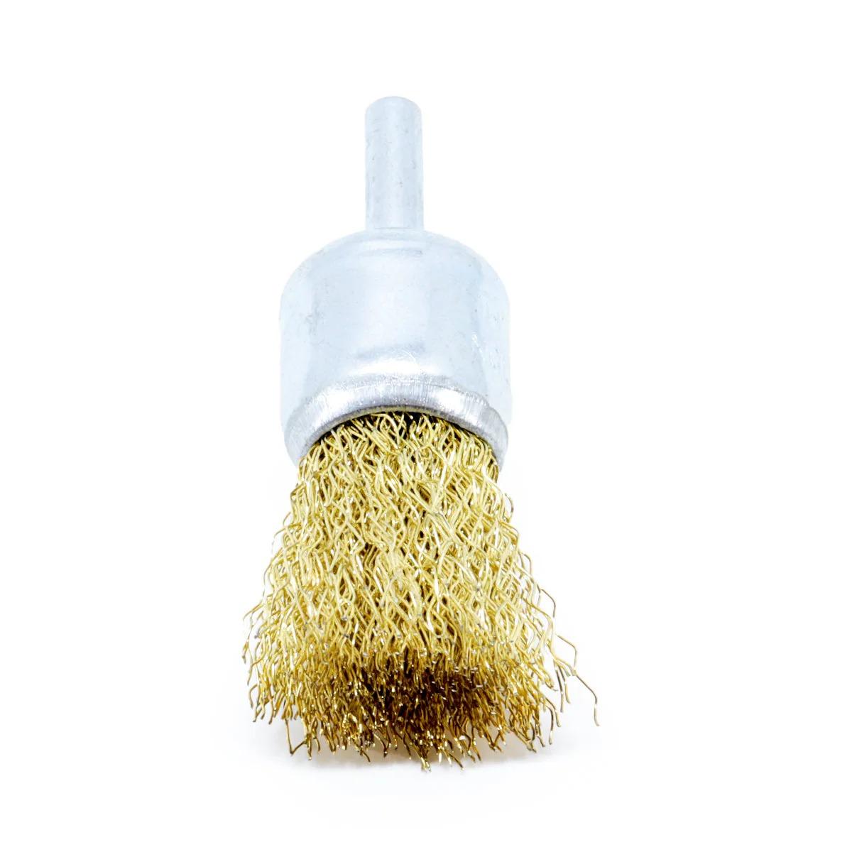 Escova Pincel Aço Haste 1/4" x 1" Tradestar