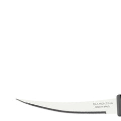 Conjunto 2 Facas Para Tomate Tramontina Felice Aço Inox E Cabo Polipropileno Preto Profissional