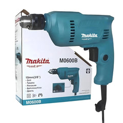 Furadeira de Alta Rotação Industrial 10Mm 350W Reversível Com Chave do Mandril M0600B 127V Makita