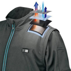 Jaqueta Térmica a Bateria ideal para o Frio CJ102DZXL Makita