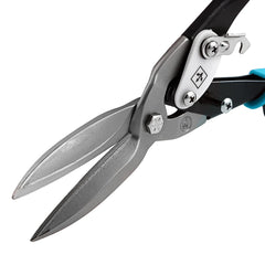 Tesoura Para Chapa Bico Longo 290mm Aço Cromo Molibdênio 1.2mm 0.7mm Corte Reto