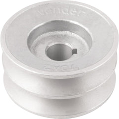 Polia Alumínio 2 Canais Perfil a 70mm c/ Furo 5/8'' Vonder